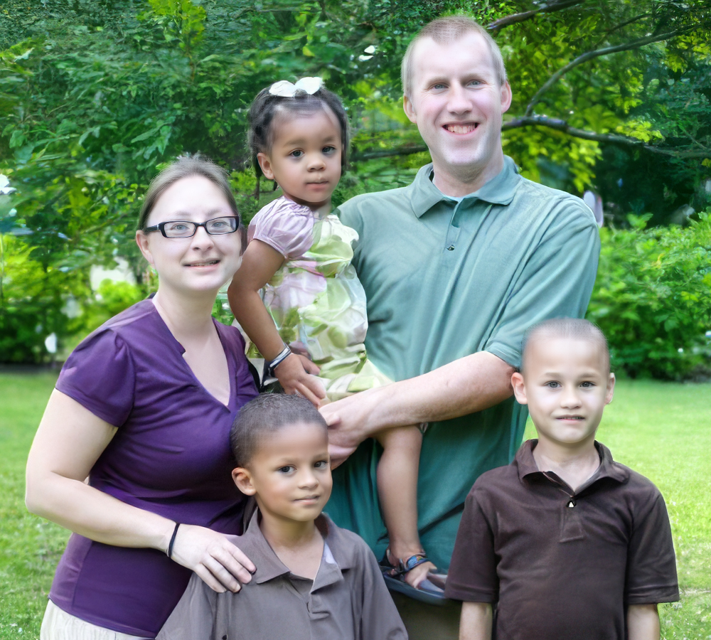 Chris and Melissa with their three children