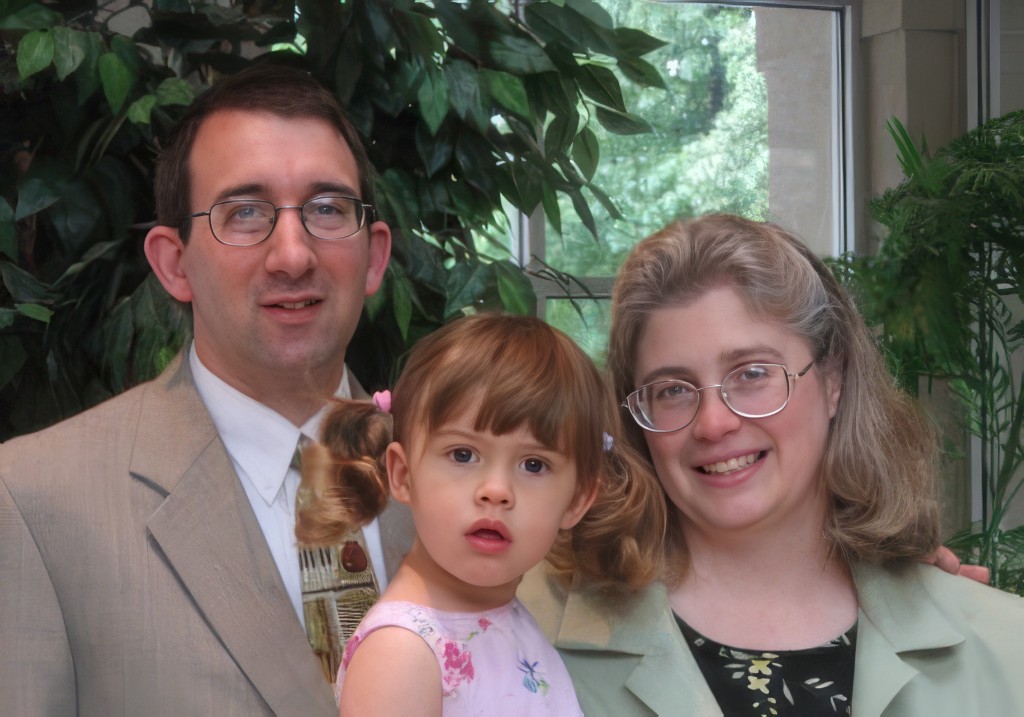 David and Janet with their daughter