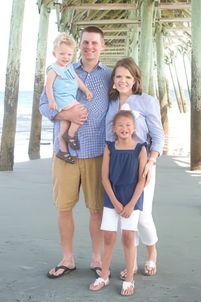 Joshua and Sara with their two children