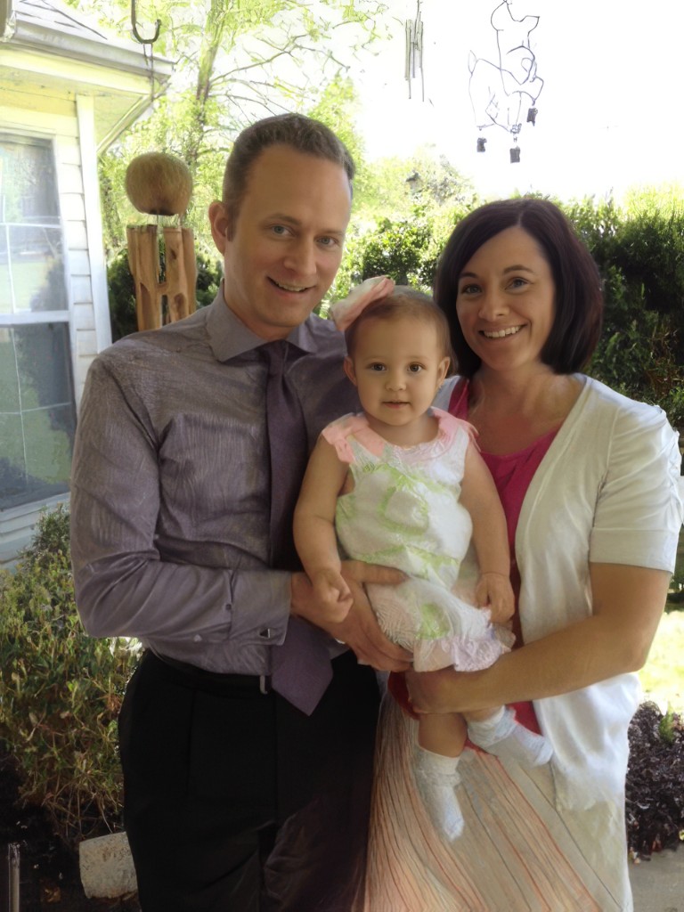 Mike and Bettina with their daughter